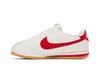 Nike Cortez Leder Sail Gummi Gelb Universitätsrot