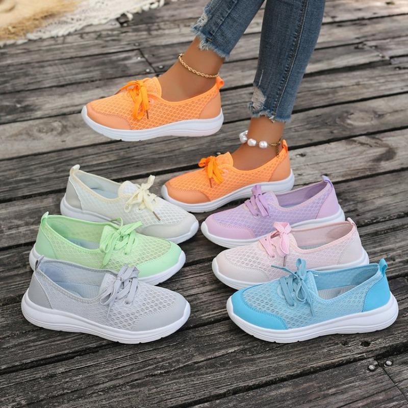 Large-sized Lazy Shoes Casual Women's Shoes Mom Shoes Low-top Flat Shoes
