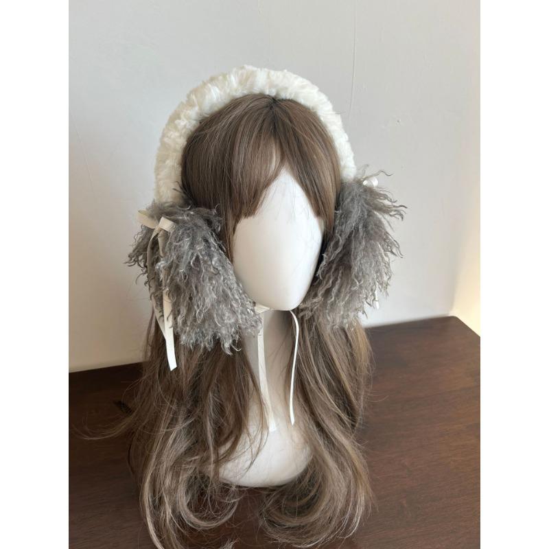 

Autumn and winter new fluffy Spice Girl thickened soft waxy warm scarf fluffy tassel niche sweet cool fashionable long scarf