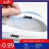 Porta-Copos 8 Peças Tigela de Porta de Carro Maçaneta Adesivo Protetor Faixa Anticolisão Para Jeep Grand Cherokee Wrangler JK Gladiator Comp