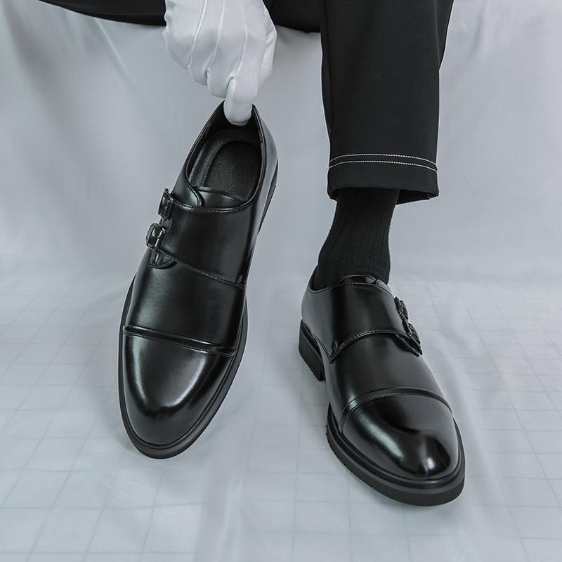 Fashion Brand New Men's Pointed Comfortable Business Banquet Oxford Shoes Fashion Spring Men's Breathable Casual Wedding Leather Shoes