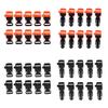 10 Pack Plastic Side Release Buckle Hand Strap Hook Emergency Whistle Strap Clip for Backpacking Climbing Rope