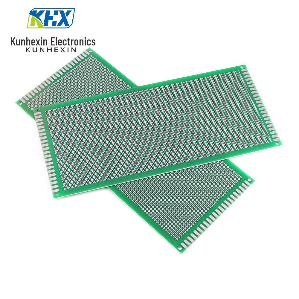 Double-Sided Universal PCB Prototype Board for Students and Soldering Projects