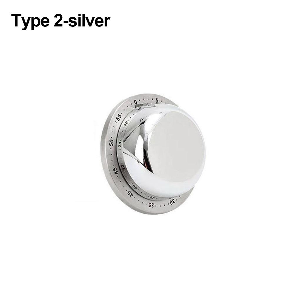 60-Minute Countdown Magnetic Kitchen Timer Manual Operation Countdown Clock  Baking Reminder