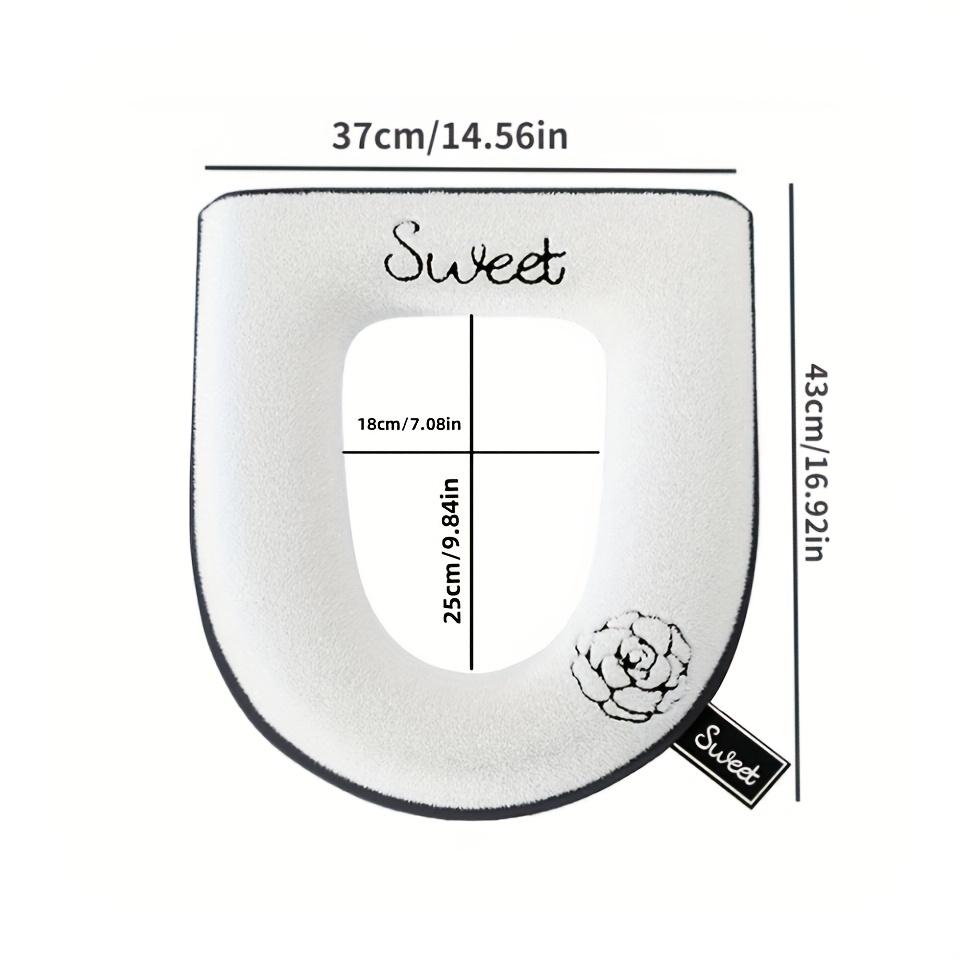 Universal Household Toilet Seat Cushion, Suitable for All Seasons, with Zipper Toilet Seat Cushion Cover, Toilet Seat Cushion.