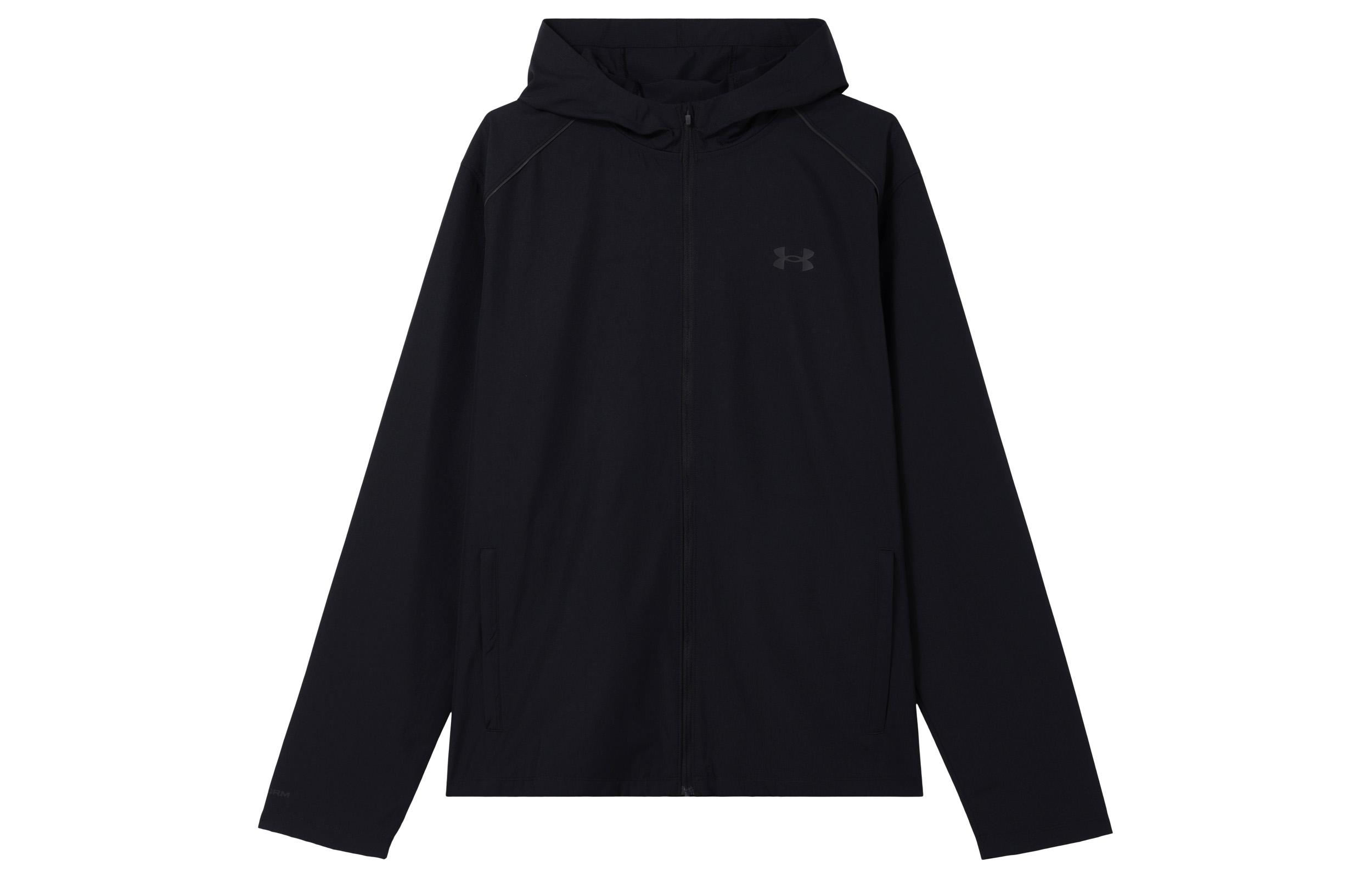 Under Armour Storm Jackets Men s Black Hooded Moderate Other 1376795-001 XL