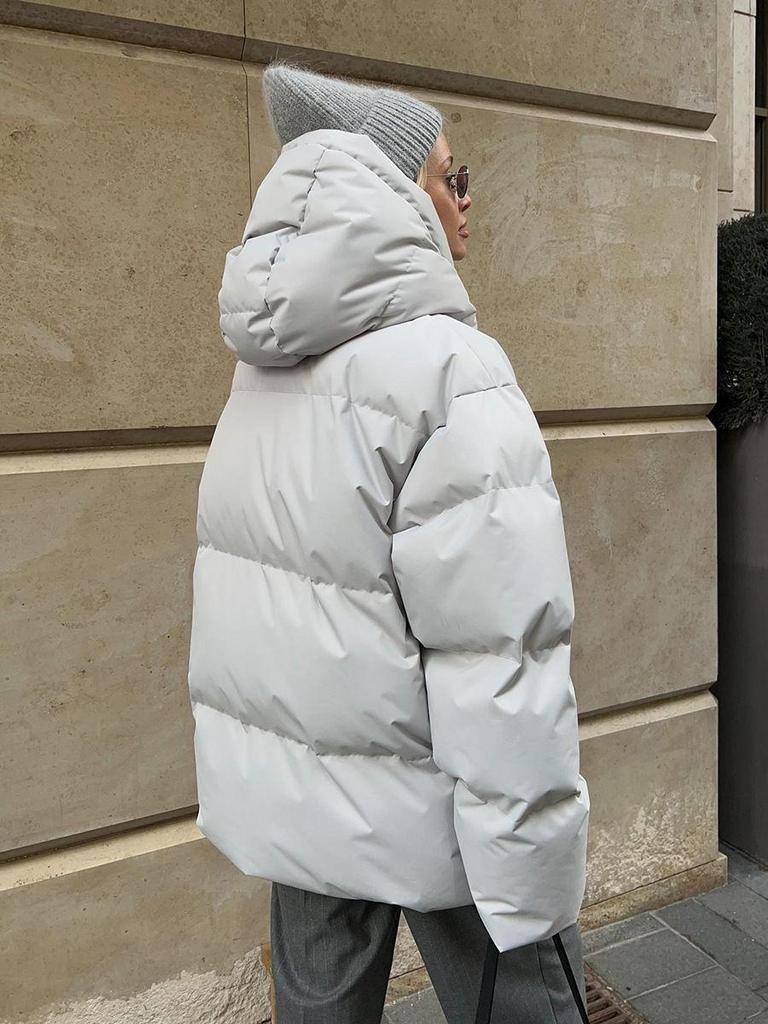 European & American Women's Loose Cotton-Padded Jacket — Autumn/Winter 2025 Collection