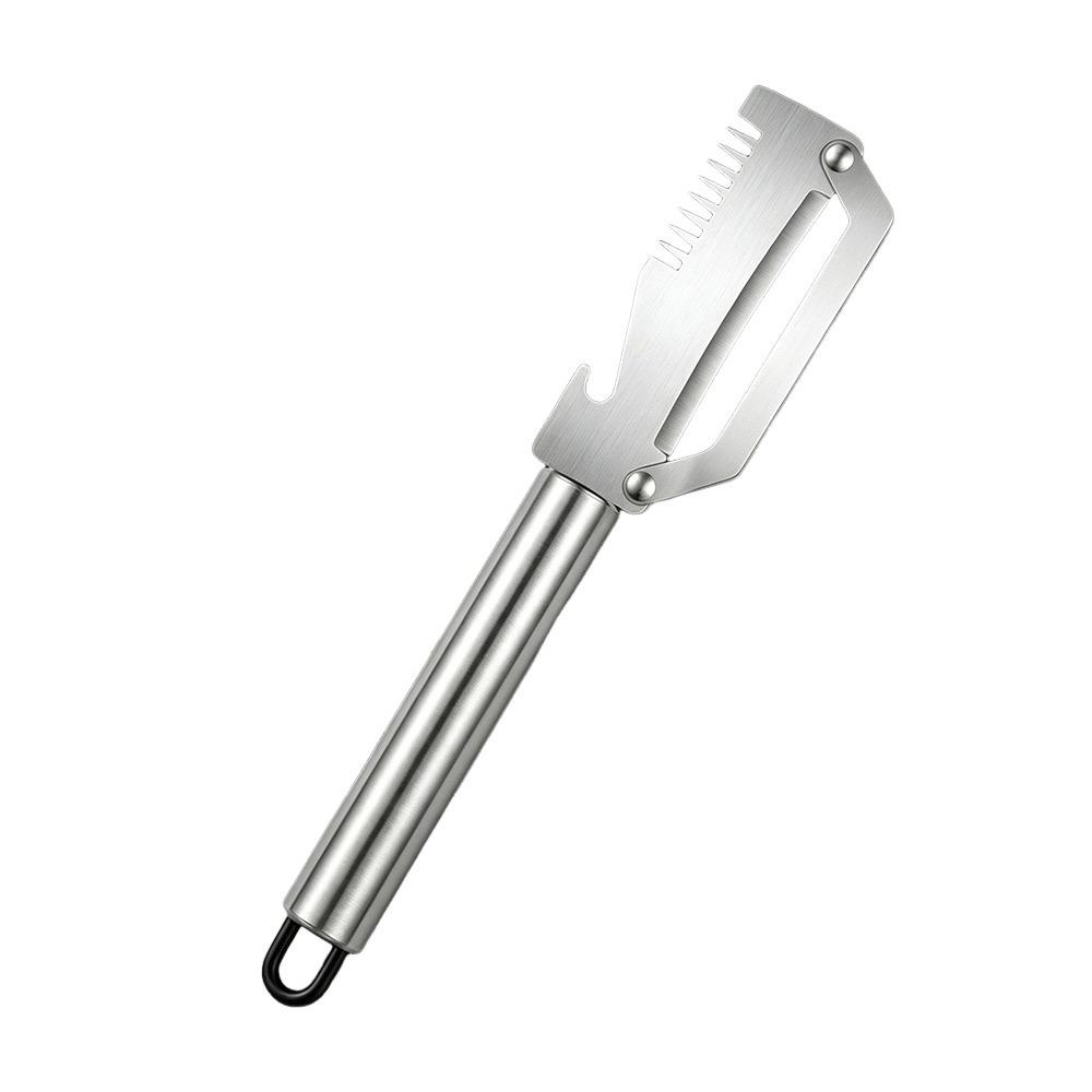 3-in-1 Vegetable Peeler with Bottle Opener&Grater Stainless Steel Kitchen Shredder Fruit Peeler