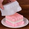 3D Cookies Shape Mousse Cake Silicone Molds Diy Ice Cream Dessert Making Mold 4 Inches Sandwich Biscuits Decorating Baking Tools