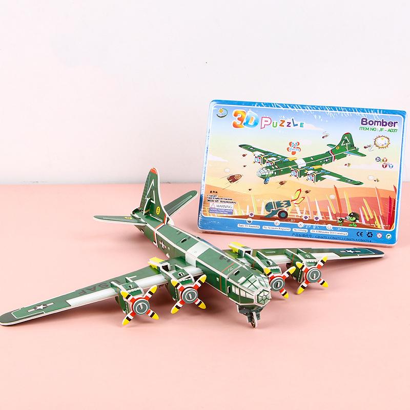 3D Foam Puzzle Set Childrens Building Toy Creative Diy Craft Educational Activity Kit for Kids 3-6Years Small Blocks Gift