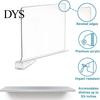 High-quality Shelf Partition Closet Divider Clear Plastic No Punching Design Separator for Plate Clothes Purses Multifunctional Cabinet Board