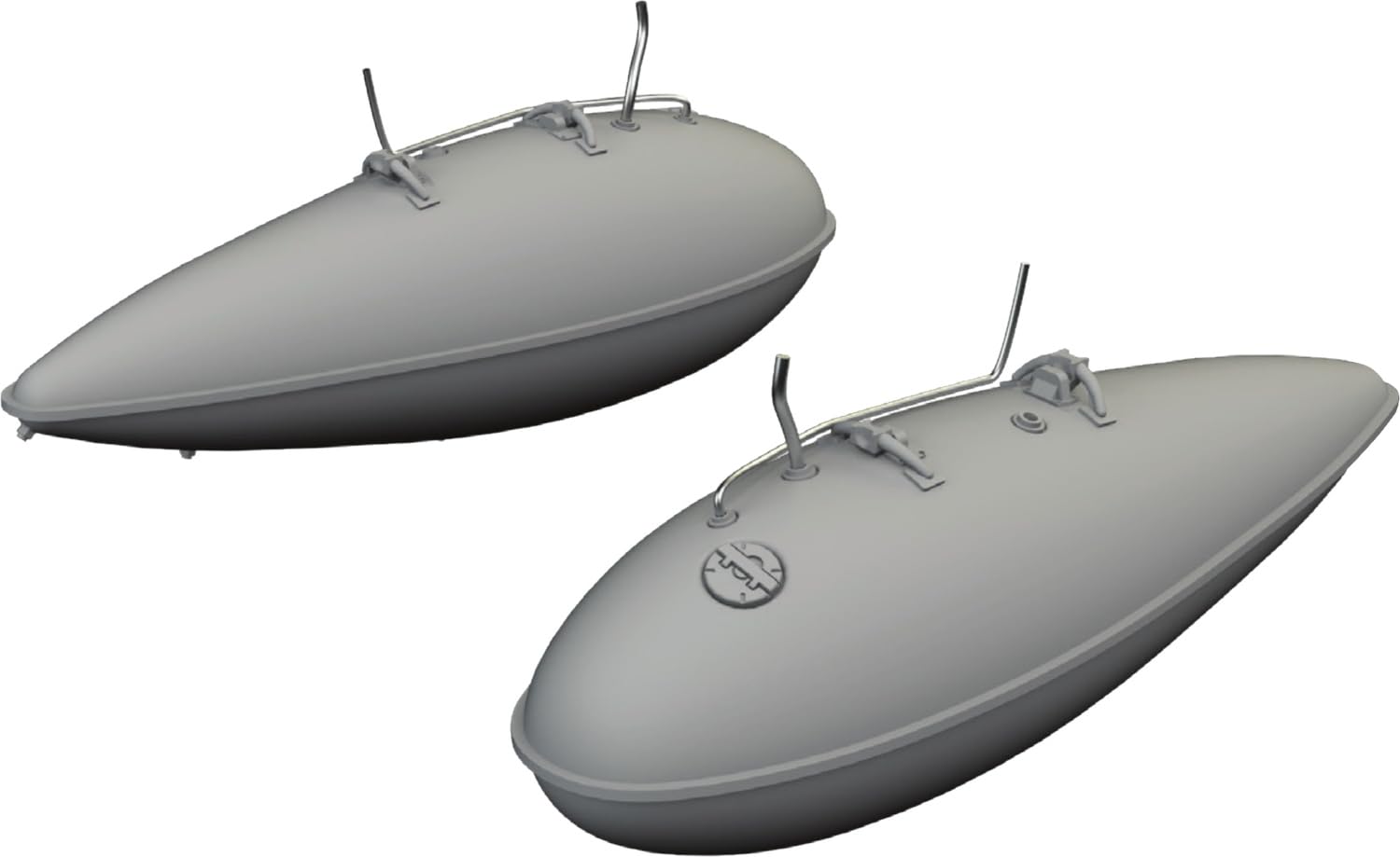 

Eduard 1/72 Scale Brassin P-51D 75 Gallon Drop Tank (Set of 2) (for Eduard) Plastic Model Parts EDU672373