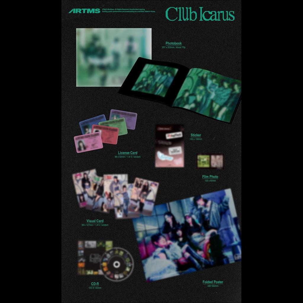 ARTMS [Club Icarus] 1. Mini Albüm (bir sürüm. / B ver.)