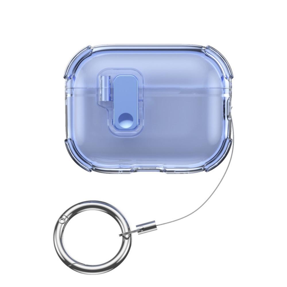 Lock Buckle Earphone Case Anti Drop with Lanyard Headphone Protective Cover Colorful Shockproof for AirPods Pro 3