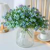 Artificial Flower 5 Stems Fake Wildflower Bouquet with Leaves for Wedding Centerpieces Floral