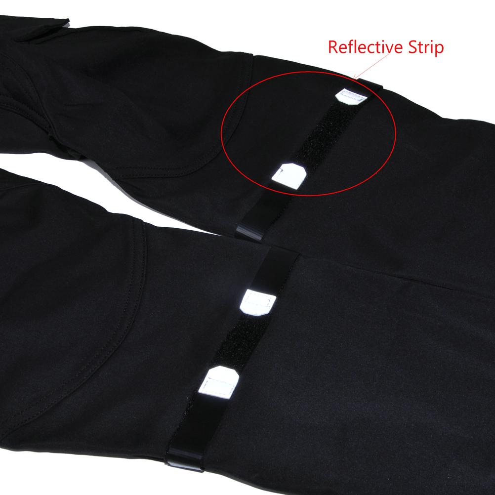 Upgrade Men Motorcycle Riding Pants Waterproof Windproof Reflective Motocross Racing Trousers with 4 X CE Armor Knee Hip Pads