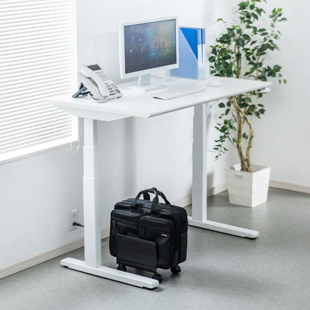 SANWA SUPPLY Wheeled Bag Stand (Black) BAG-STN001BKN