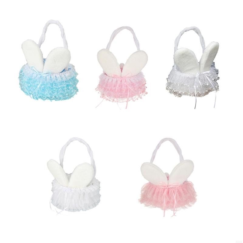 Woven Floral Basket Easter Ornament Perfect for Festive Celebrations HX6C