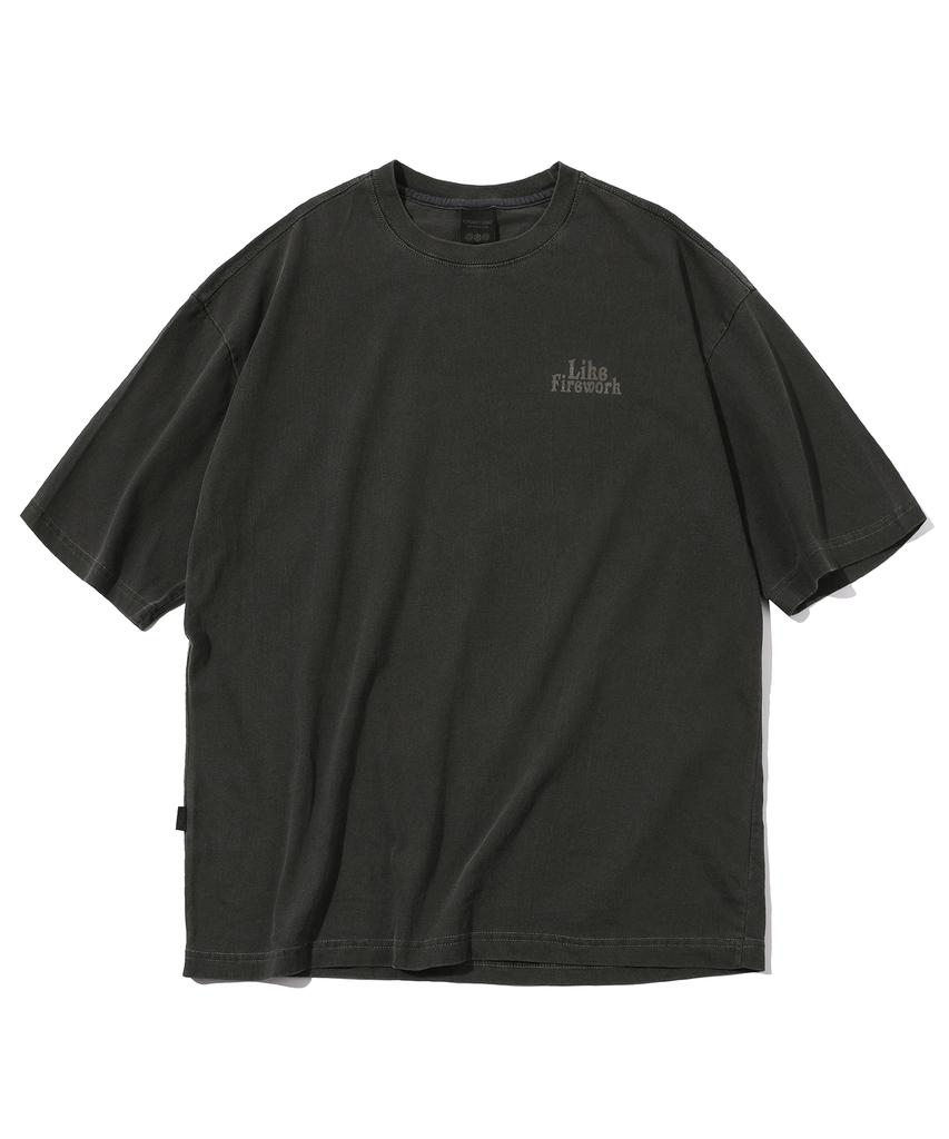 CPGN STUDIO Butterfly Pigment Short Sleeve T-Shirt Smoke Black