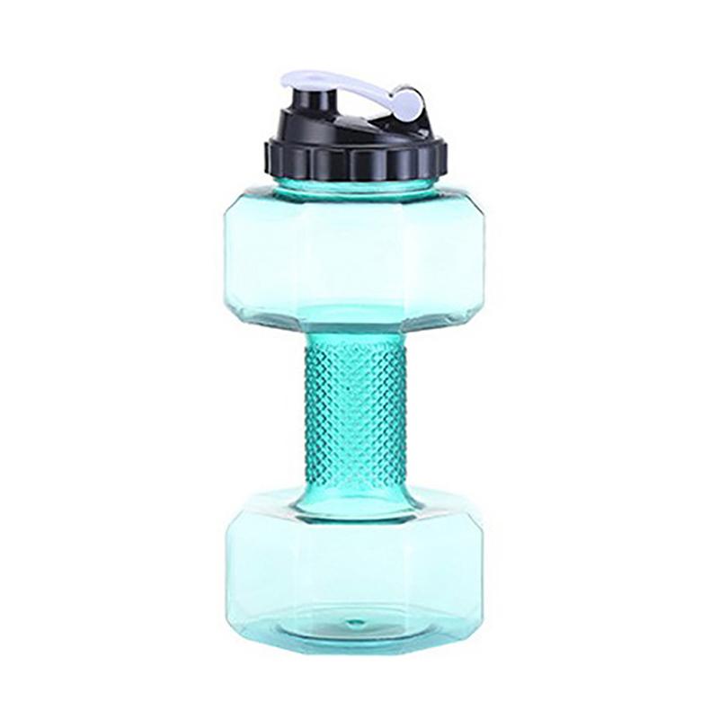 2.2L Dumbbell Shaped Kettle Sport Water Bottle Fitness Cycling Water Bottle Creative Summer Water Drinks Bottle