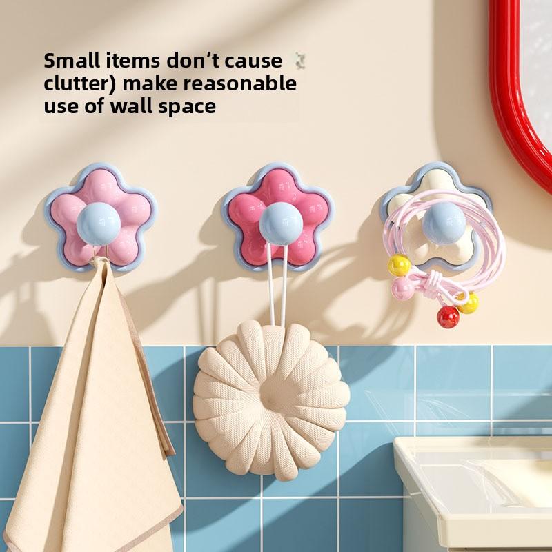 Hook Without Hole Drilling - Strong Load-bearing Kitchen and Bathroom Wall Seamless Adhesive Hanging Hook - Miscellaneous Items Hook