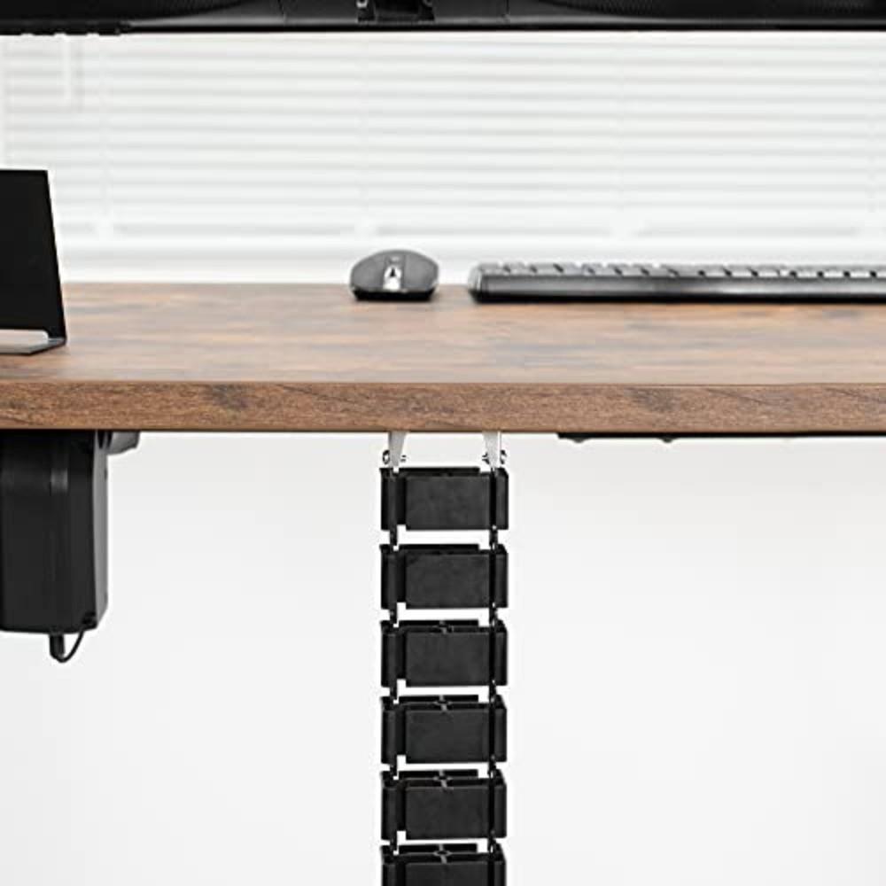 Height Adjustable Cable Management Kit Flexible Universal Fi Cord Organizer Quad Entry Easy Installation