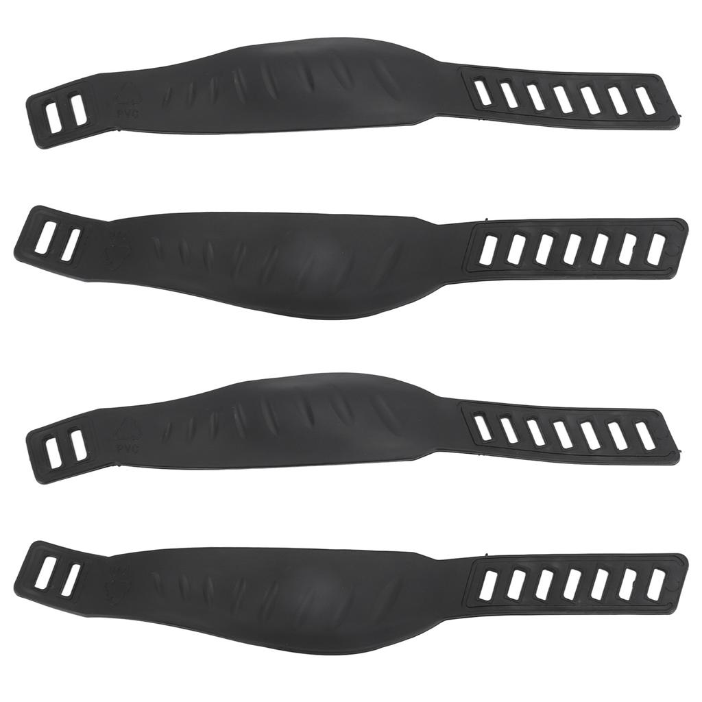 2 perechi de curele pentru pedale pentru biciclete de exercițiu Curea universală reglabilă pentru pedale se potrivește cu majoritatea pedalelor de exercițiu pentru biciclete