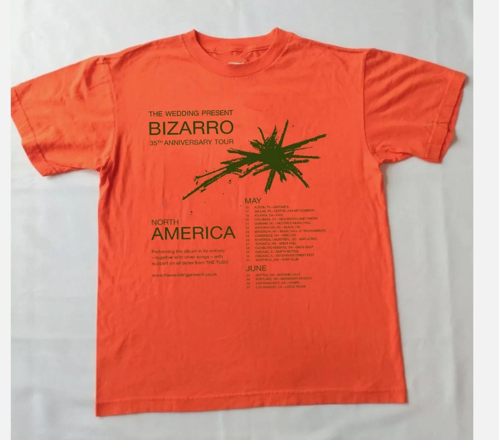 

The Wedding Present Bizarro тур по Северной Америке Футболка Полный размер S-4XL L