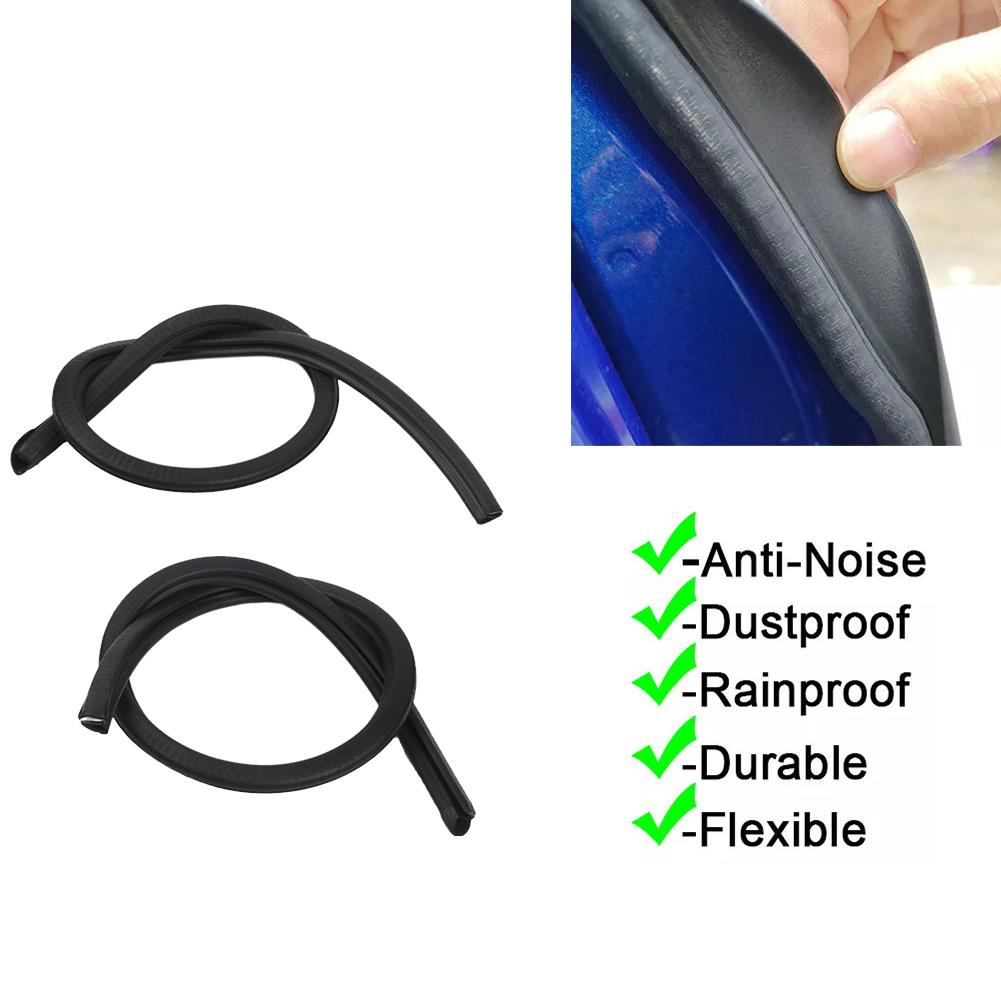 Rubber Seal Strips for Car Door 2Pcs Noise Reducing and Weatherproof