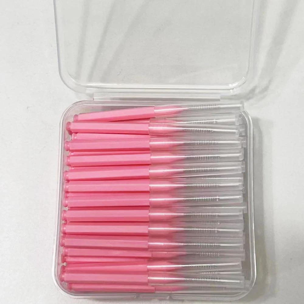60Pcs Interdental Brushes Health Care Tooth Push-Pull Escova Removes Food And Plaque Better Teeth Oral Hygiene Tool Oral Care