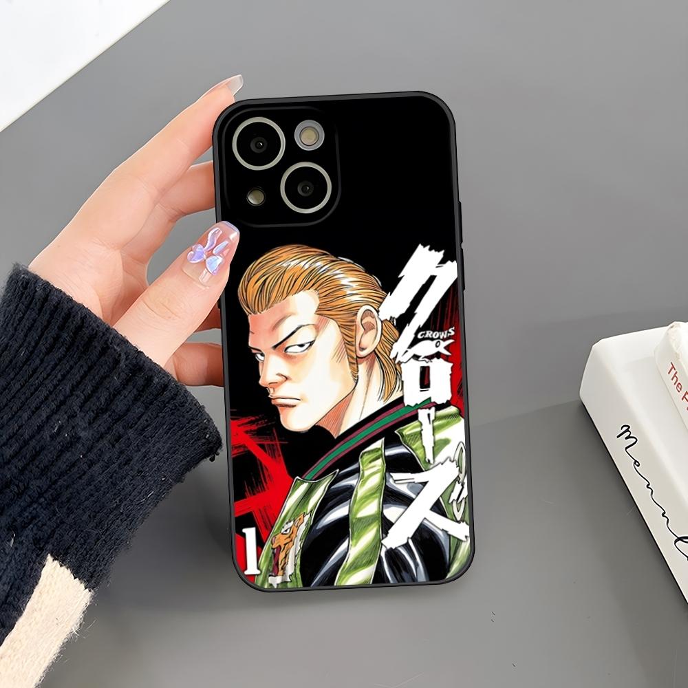 

CROWS ZERO Phone Case For Iphone 16 Plus 15 14 Pro Max 13 Mini 11 12 Xr X Xs 6 7 8 SE Plus Back Cover iPhone SE2020