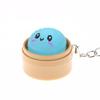 Portachiavi Spremibili Mini Panini al Vapore Carini Kawaii con Design Morbido Anti-Stress Perfetti per Decorazione Zaino Gadget per Feste Regali per Bambini