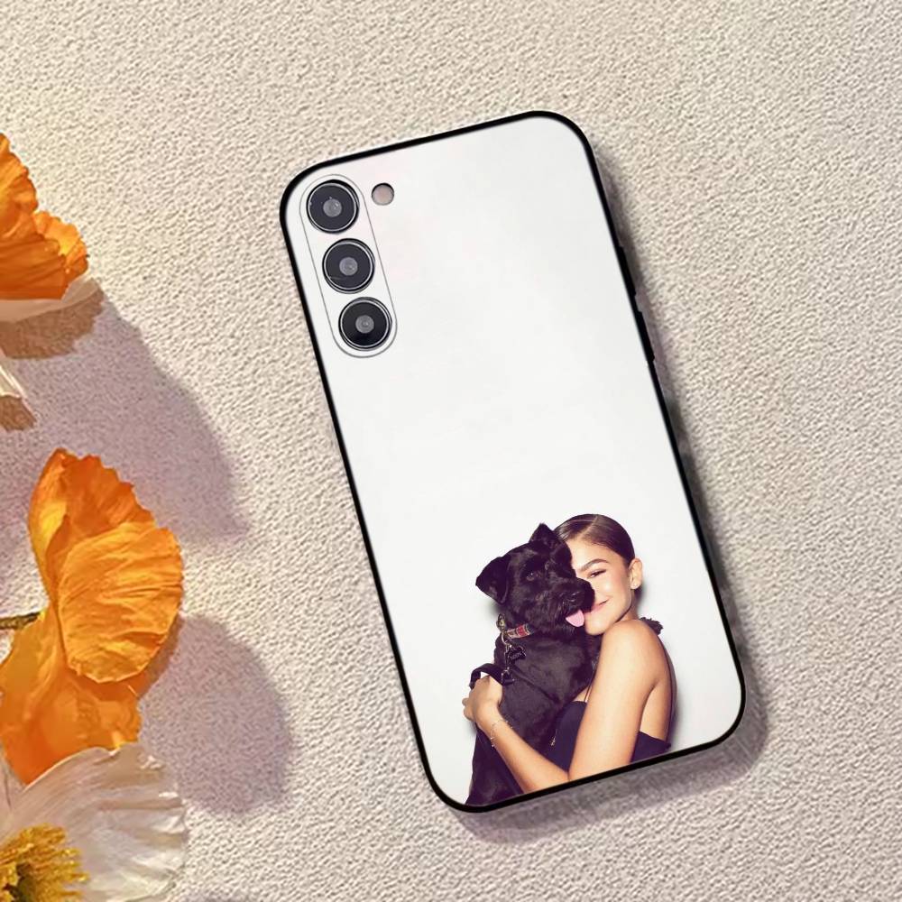 Z-Zendaya Hot Actress Phone Case For Samsung Galaxy A73,A72,A71,A70,A53,A52,A51,Soft Silicone Black Cover