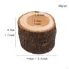 10 Pack Wooden Tea Light Candle Holders for Birthday Prayer Housewarming Party Taper Candles