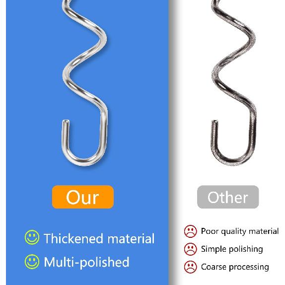 KHM512 Hand Mixer Dough Hooks Attachments Suitable for KitchenAid Hand Mixers. Stainless Steel Dough Hooks. Replacement KHM 5KSM KSM KSMO KSMH Part