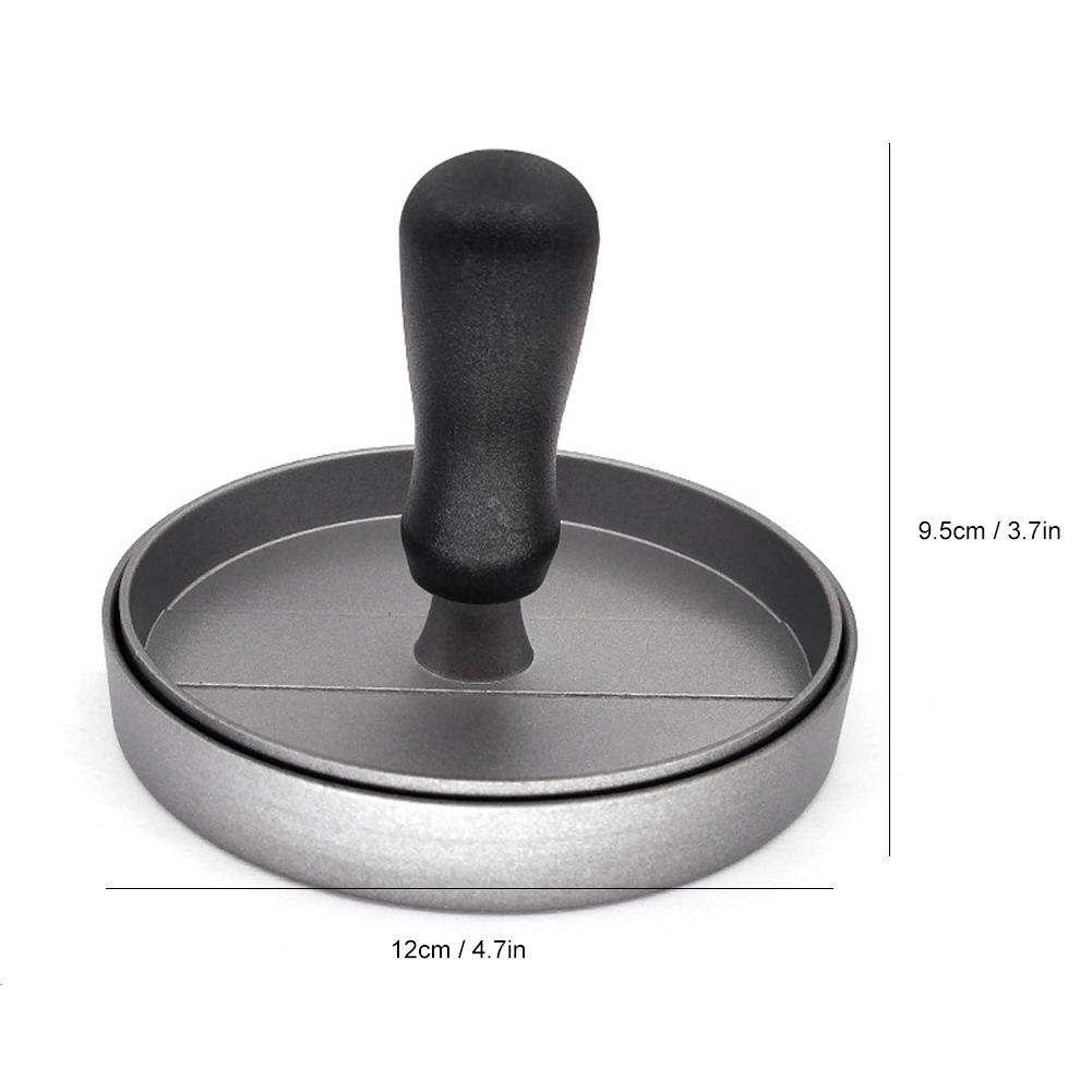 Zinc Aluminum Alloy Non Stick Hamburger Press Maker Mold Patty Making Tool Kitchen Accessory