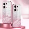 For Xiaomi Redmi Note 13 4G Cell Phone Cases Electroplated Drop Resistant Gradient Glitter TPU Shell