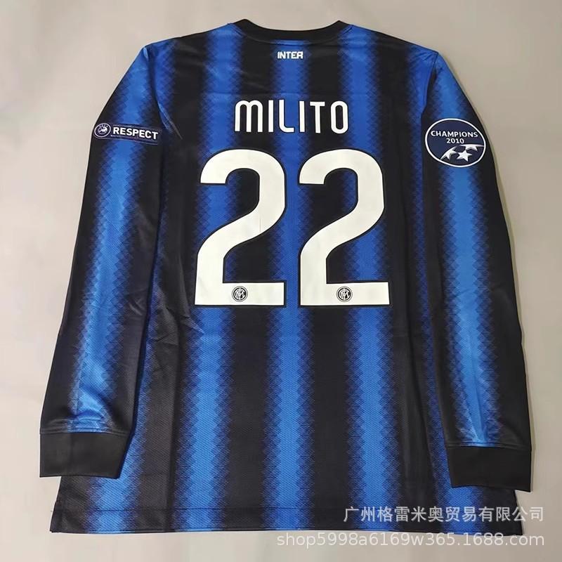 09-10 Inter Retro Jersey Ronaldo Inter Milan 2001/02 Jersey Football Jersey