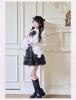MODKOKU Mini Princess Detachable Long Short Size M Women's 4-Piece Set, Blouse, Skirt, Sleeves, Sleeves, Lace, Ruffles, Ribbons, Lolita, Cross,