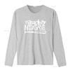 Naughty By Nature Weißes Klassisches Logo T-Shirt Vintage Gewaschen Atmungsaktiv Mode Mann Lässig Stilvoll Vielseitig Grafik Weich