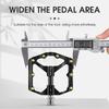 WEST BIKING Bicycle Pedal Three Bearing MTB Road Bicycle Pedal Aluminum Alloy Anti Slip Universal Bicycle Accessories