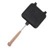 Sandwich Frying Pan Double Sided Stick Proof Breakfast Flip Pan with Detachable Handle for Steak