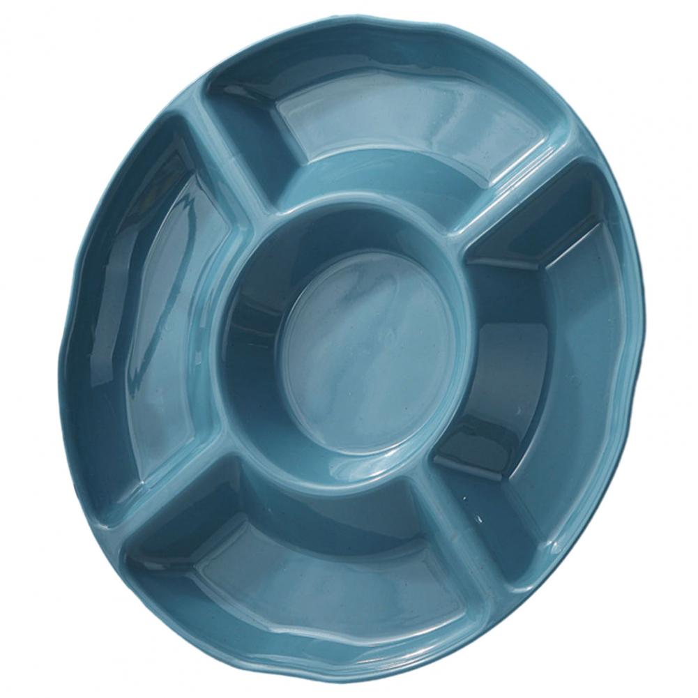 

Весенний фестиваль конфетная тарелка 5 отделений большая емкость круглая закуска фрукты орехи еда сервировочный поднос держатель для тарелок кухонные принадлежности S