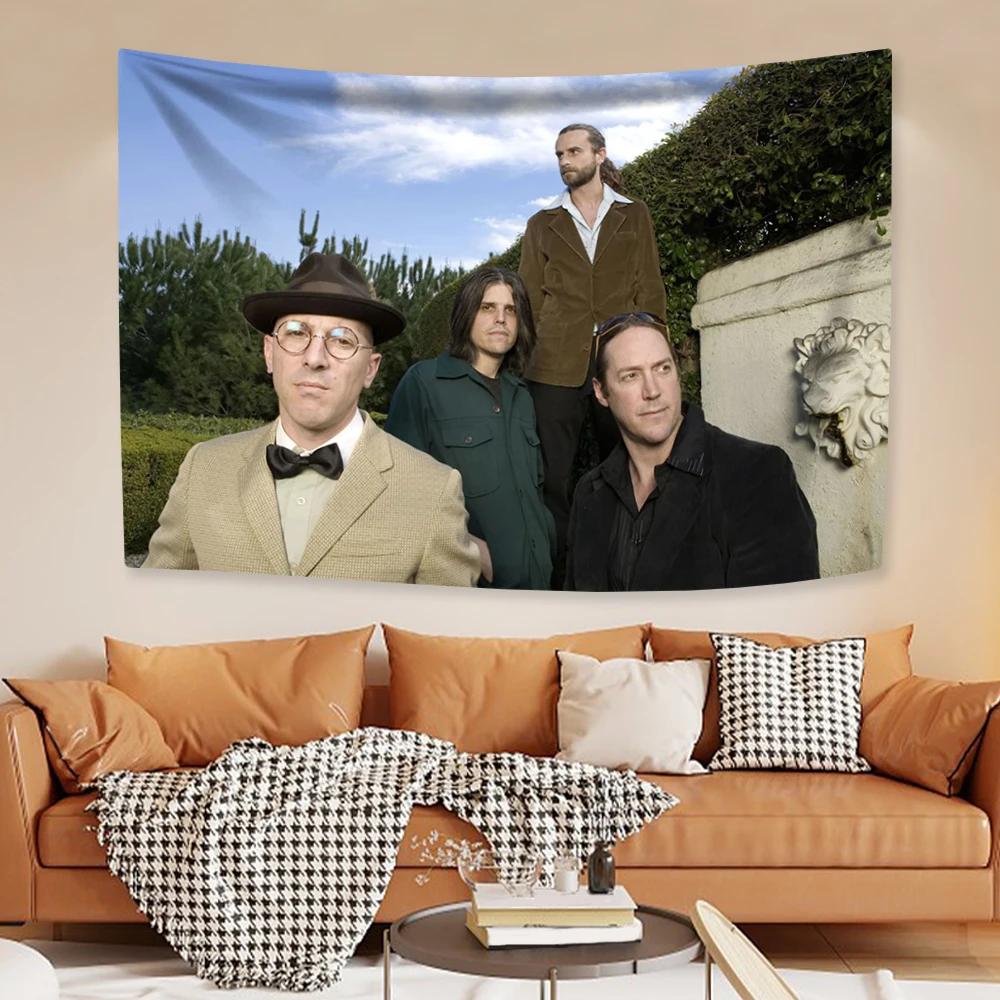WERKZEUGE Heavy Rock Band Wandteppich Polyester Digitaldruck Banner Wandbehang Hintergrund Für Schlafzimmer Wohnheim Wandkunst Außenflagge