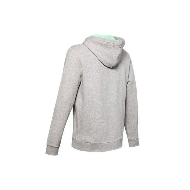 Under Armour Retro Color Block Pocket Fleece Hoodie Men Hoodies Gray 1359141-014