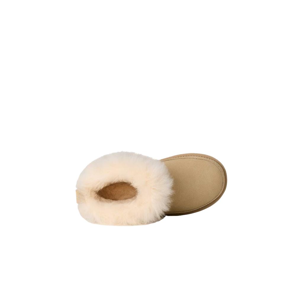 UGG Classic Ultra Mini Chalet Boot Kids Sandcastle Kids Sneakers Tan 1175950K-SNDCS