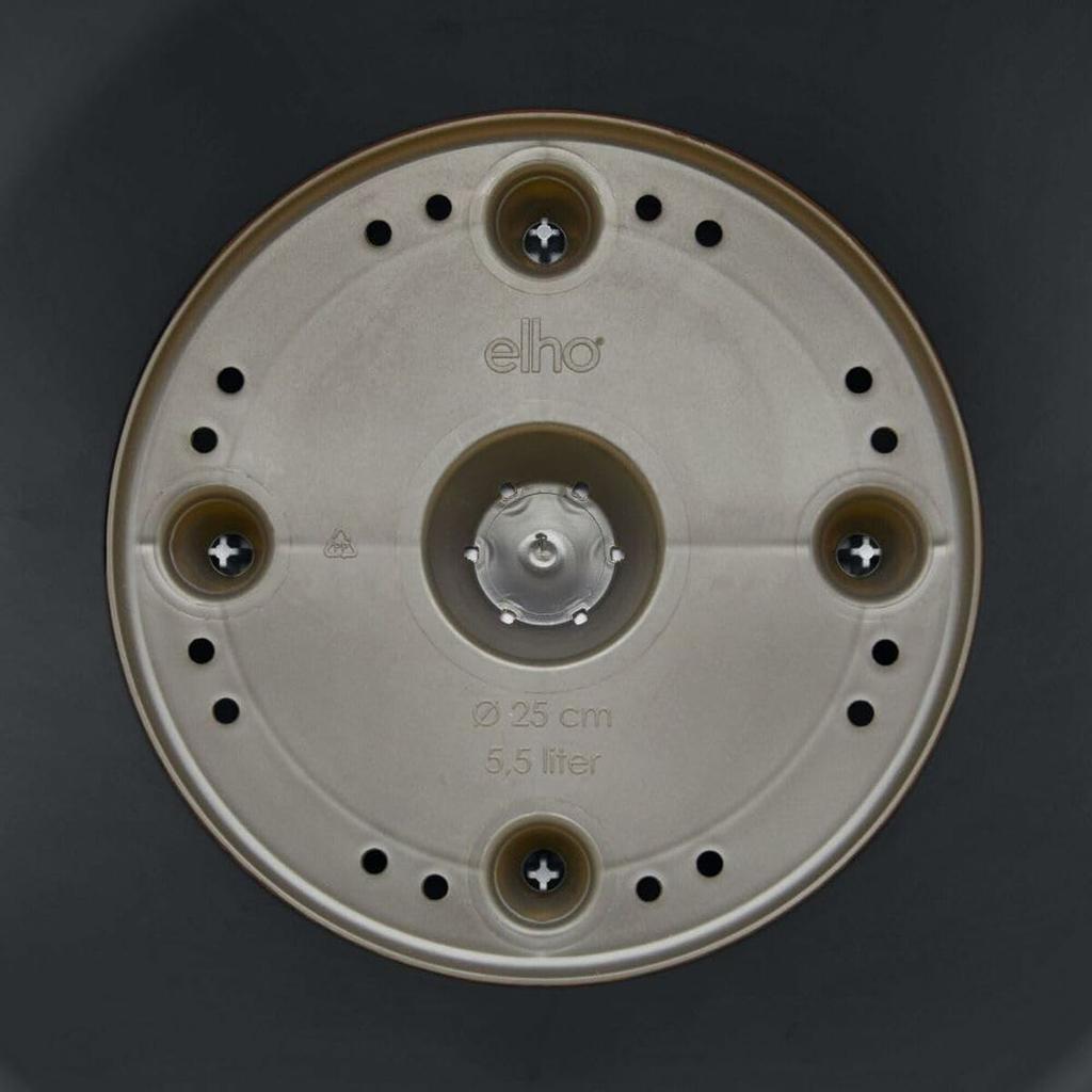 Set aus Töpfen Elho Grauer Kunststoff Rund 2 Stück