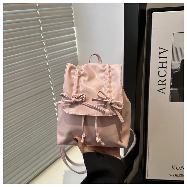 Ballet Style Backpack for Women, 2026 New Fashiable and High-end Backpacks, Portable Small Backpack for Outdoor Shopping