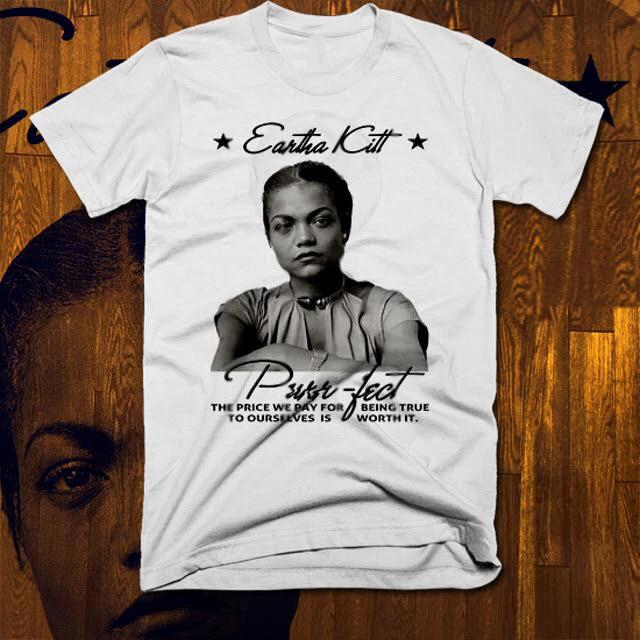 

Eartha Kitt T-Shirt Black History Month African Civil Rights Activist new tee 2XL