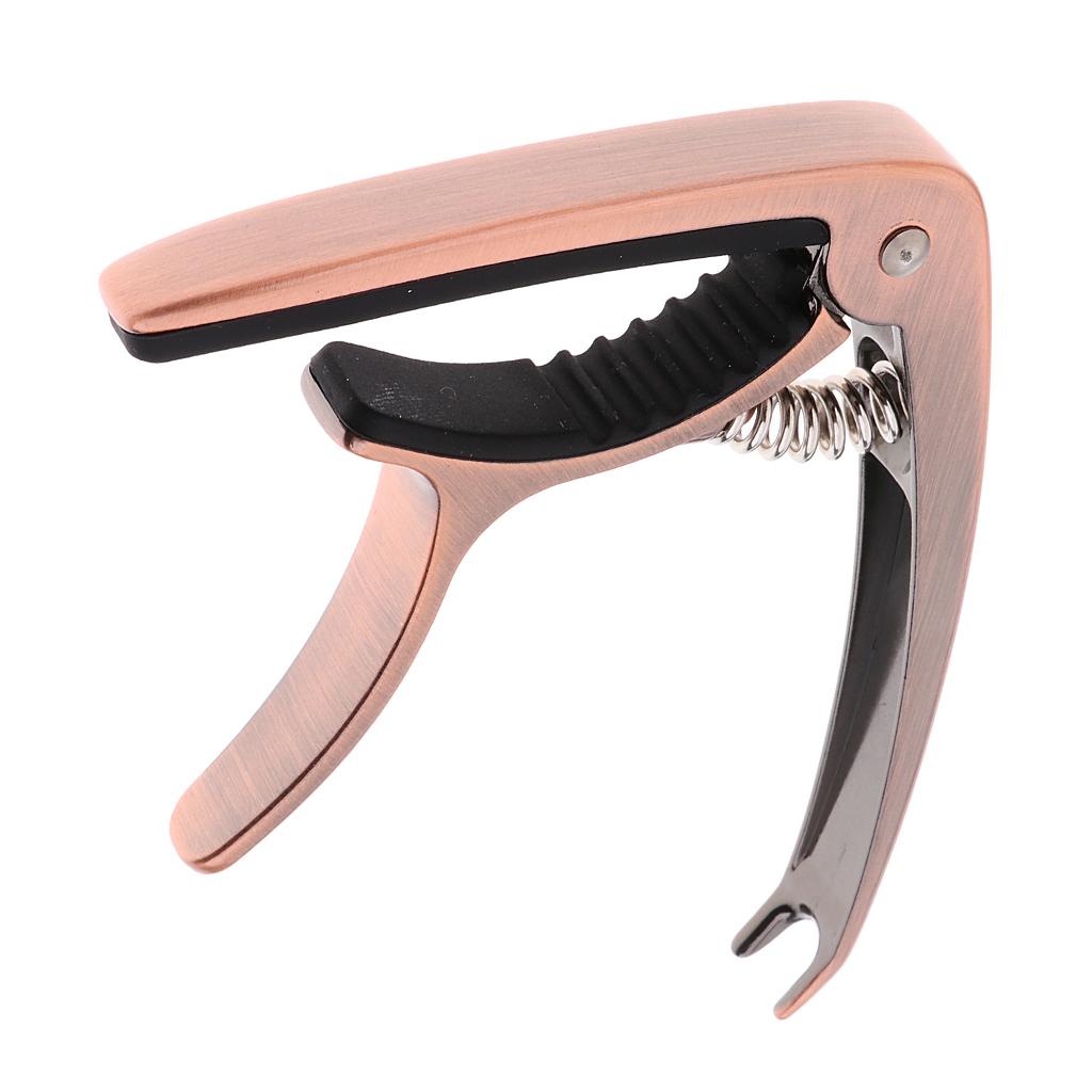 Zinc Alloy Guitar Capo Tune Clamp Quick Change Clip for Acoustic Electric Bass Ukulele and Accessories